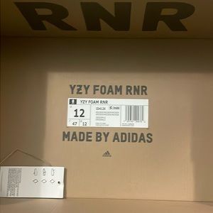 Brand new never worn Yeezy foamrunners, size 12